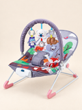 Baby Bouncer / Rocker with Toy Bar, Grey