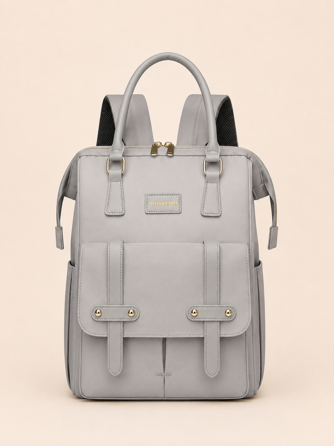 Sunveno Satchel Diaper Backpack, Gray