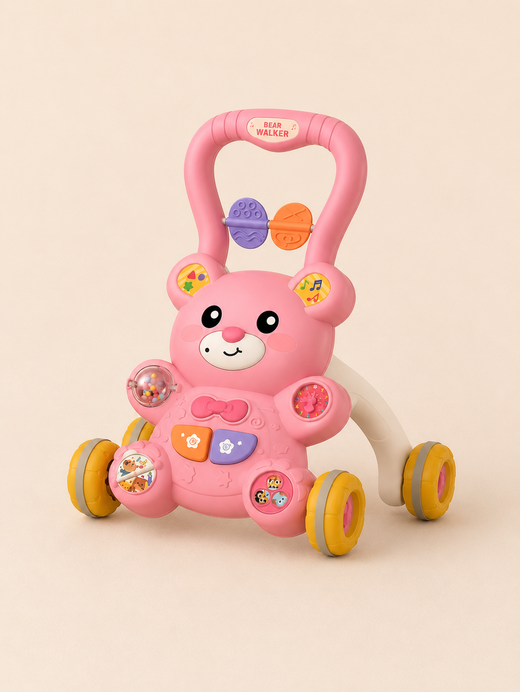 Bear push walker mode, pink
