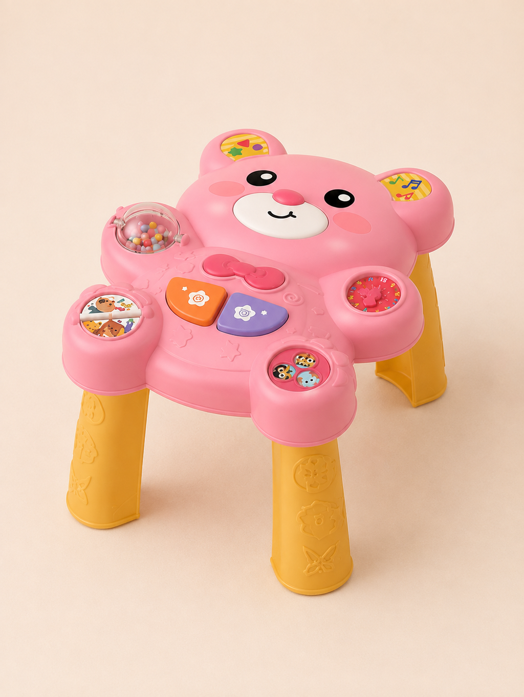 Bear activity table mode, pink