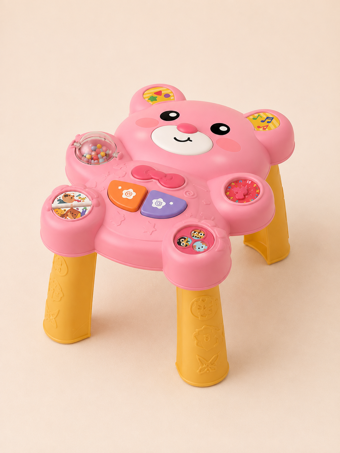 Bear activity table mode, pink