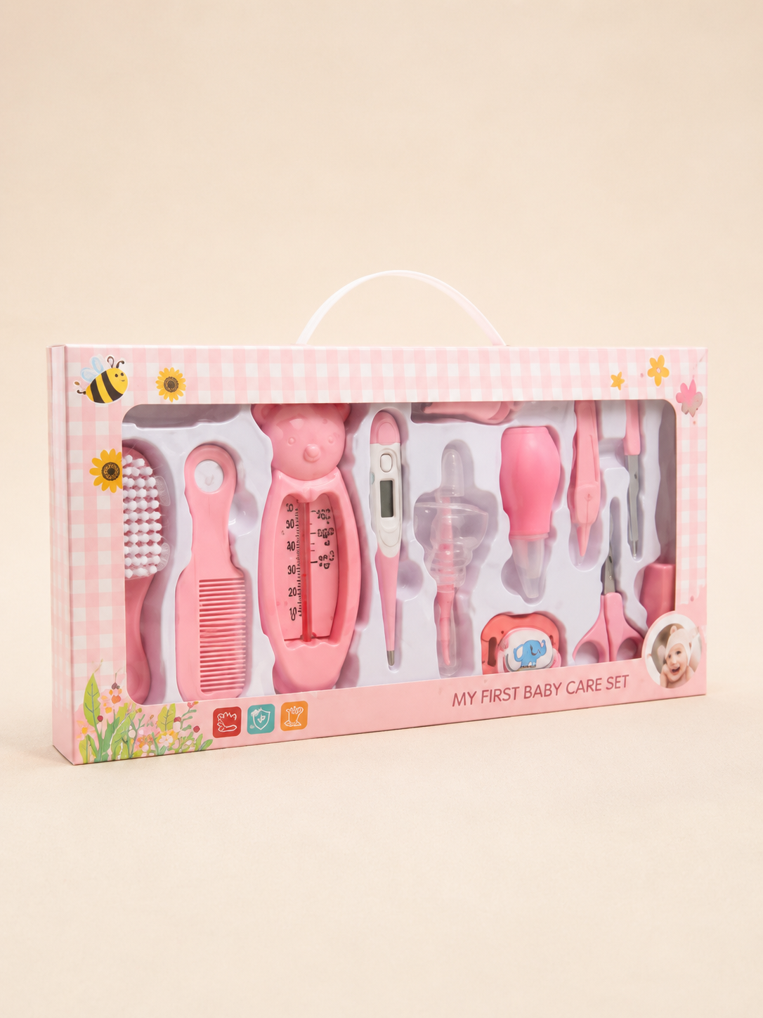 My First Baby Care Set, Pink