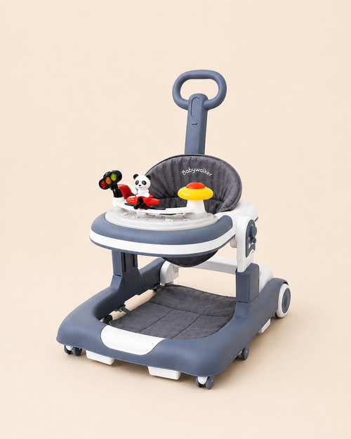 2-in-1 Push Handle Baby Walker