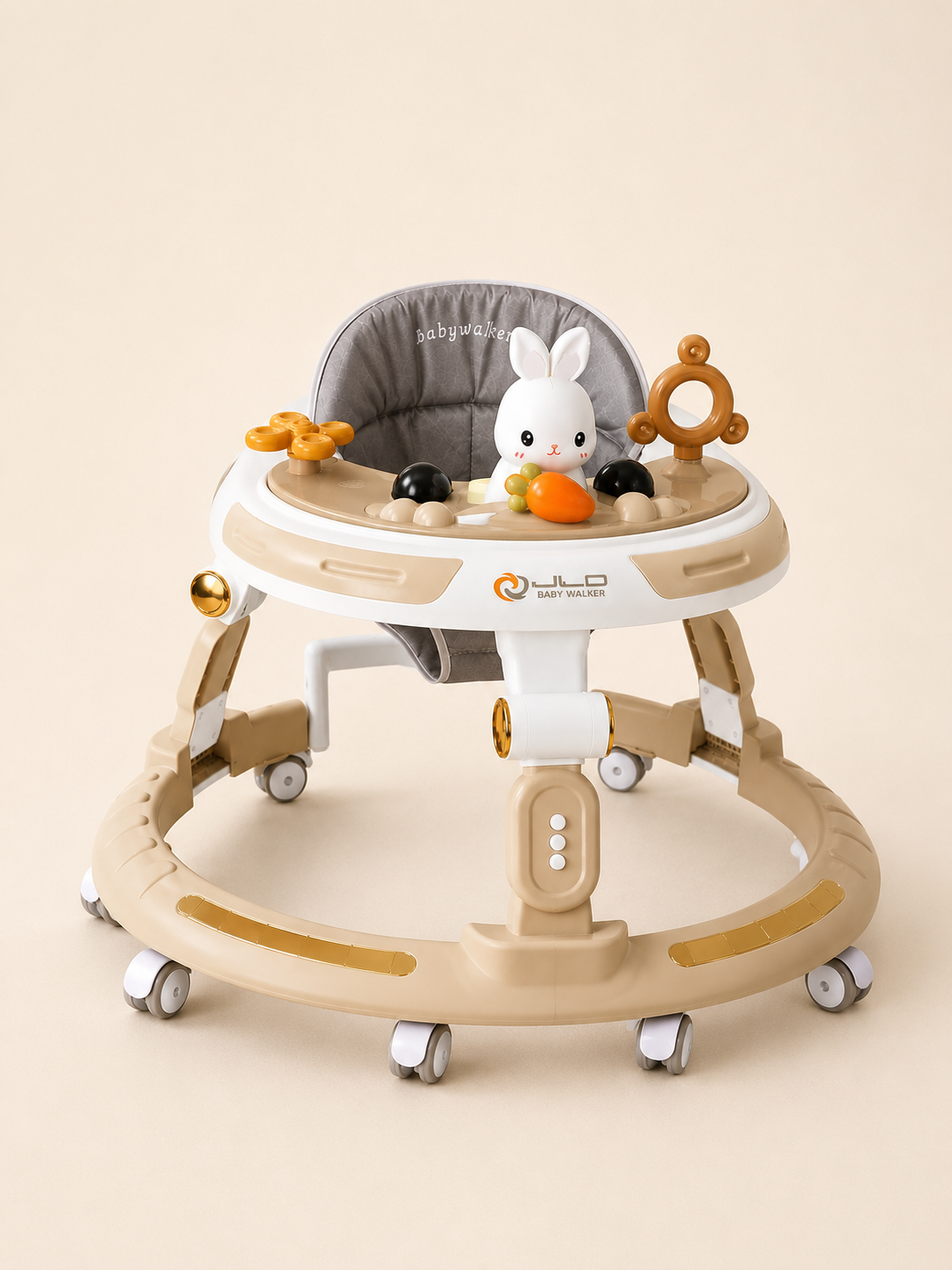 JLD Bunny Baby Walker, Beige