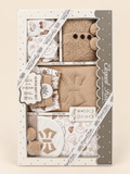 Elegant Kids 10 piece newborn gift set, beige