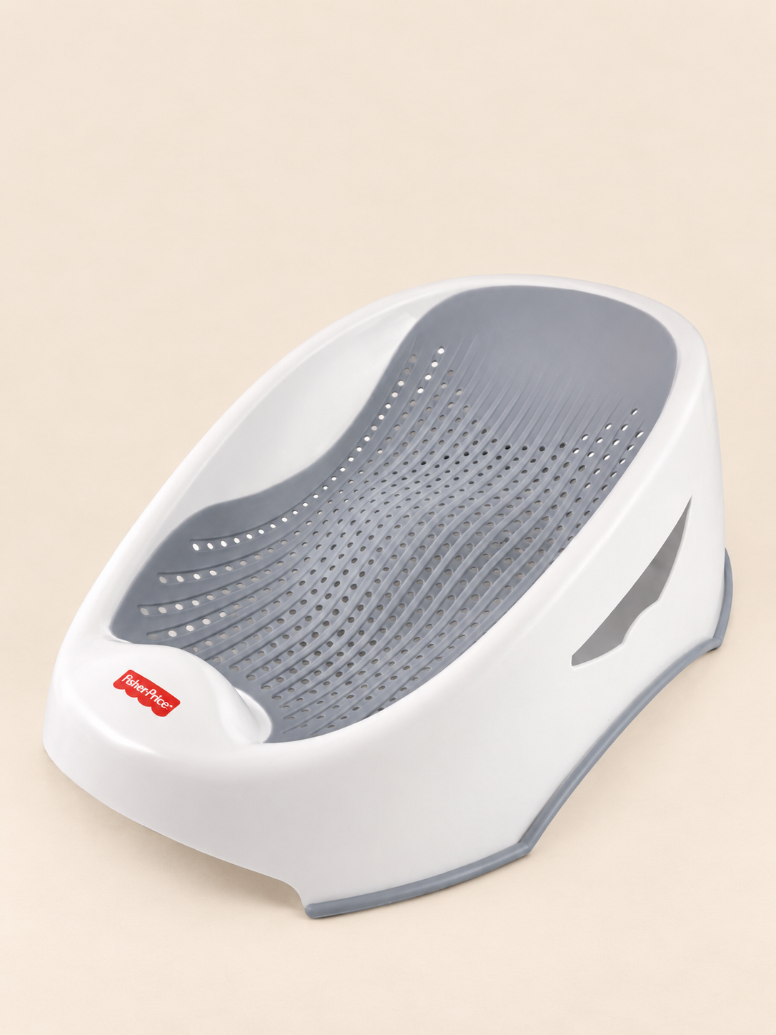 Fisher-Price Baby Bath Support, White and Gray